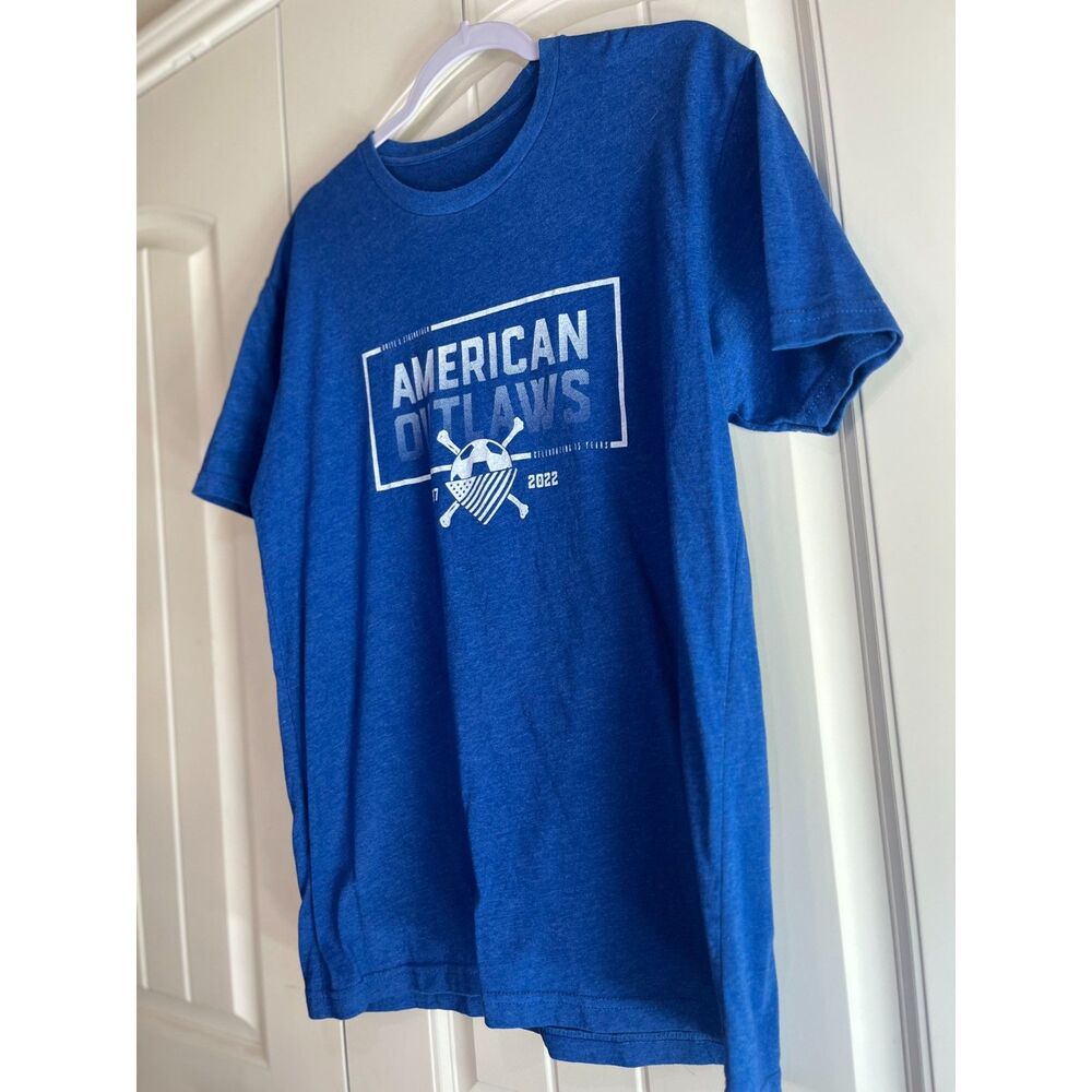 American Outlaws US Soccer Supporters Shirt Large USMNT 15 Years